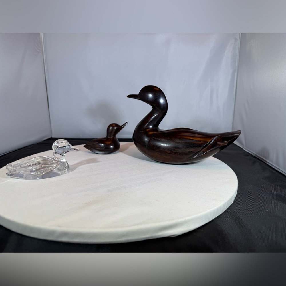 Wood & Crystal ducks